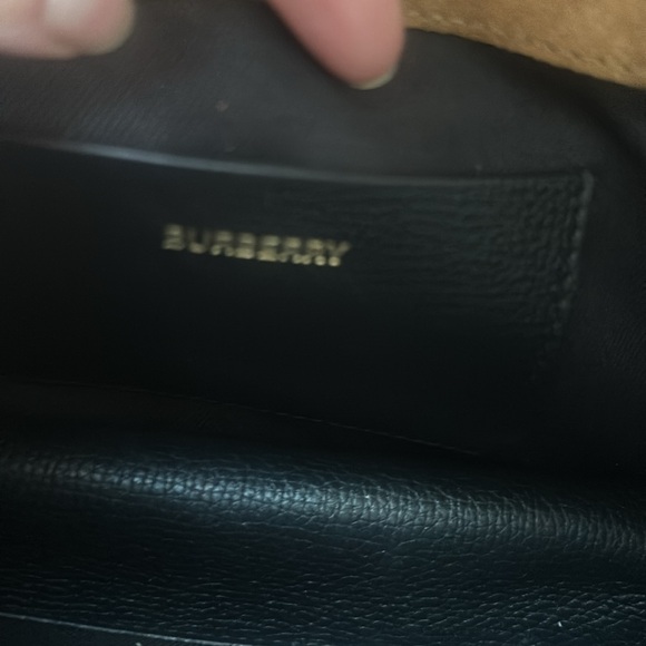 Burberry Authentic Small Macken House Check Derby Leather Crossbody Bag - Picture 5 of 7